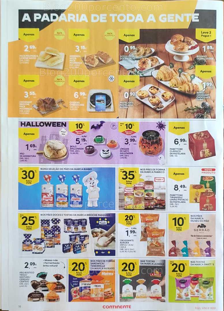 Antevisão Folheto CONTINENTE Promoções de 28 outubro a 3 novembro