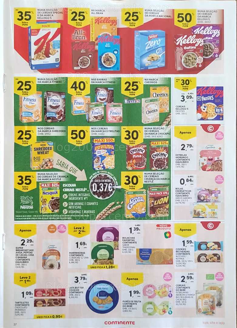 Antevisão Folheto CONTINENTE Promoções de 28 outubro a 3 novembro