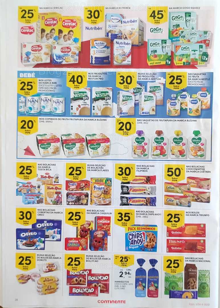Antevisão Folheto CONTINENTE Promoções de 28 outubro a 3 novembro