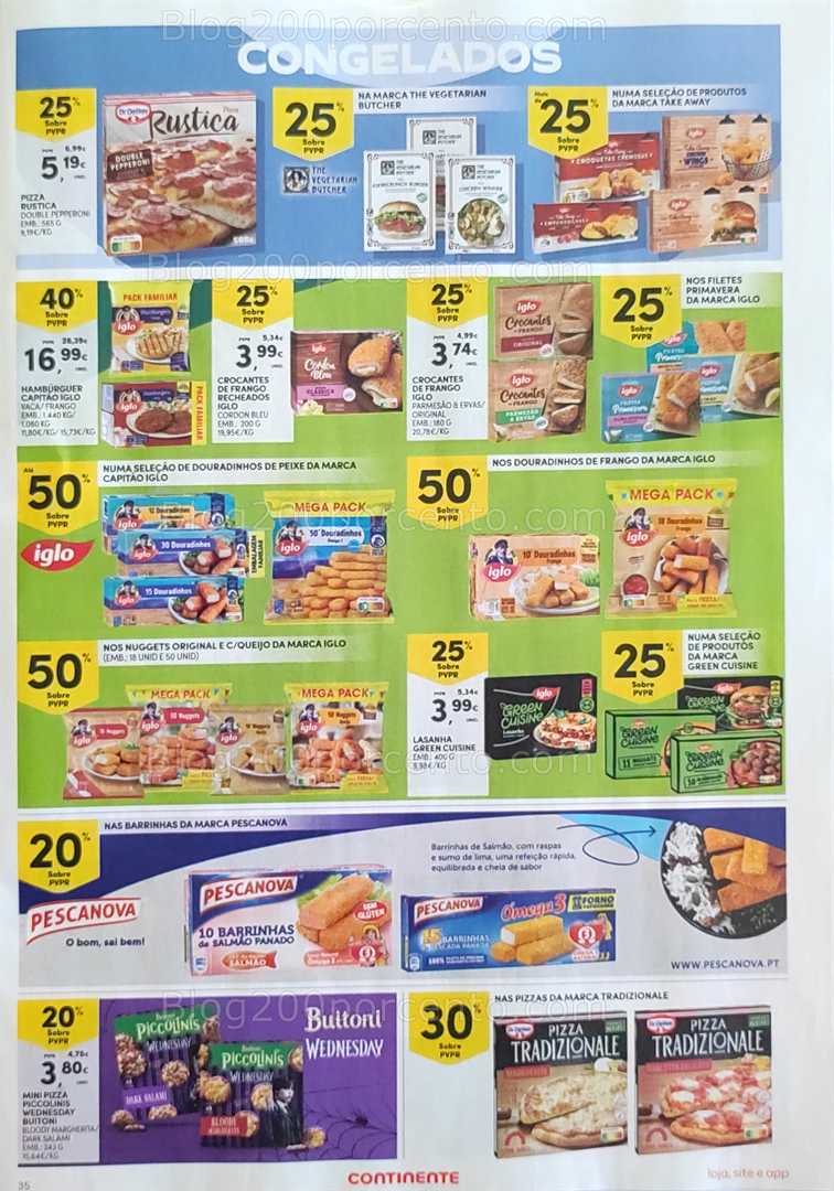 Antevisão Folheto CONTINENTE Promoções de 28 outubro a 3 novembro