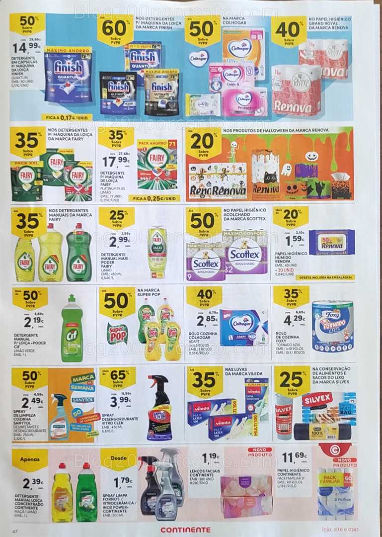 Antevisão Folheto CONTINENTE Promoções de 28 outubro a 3 novembro