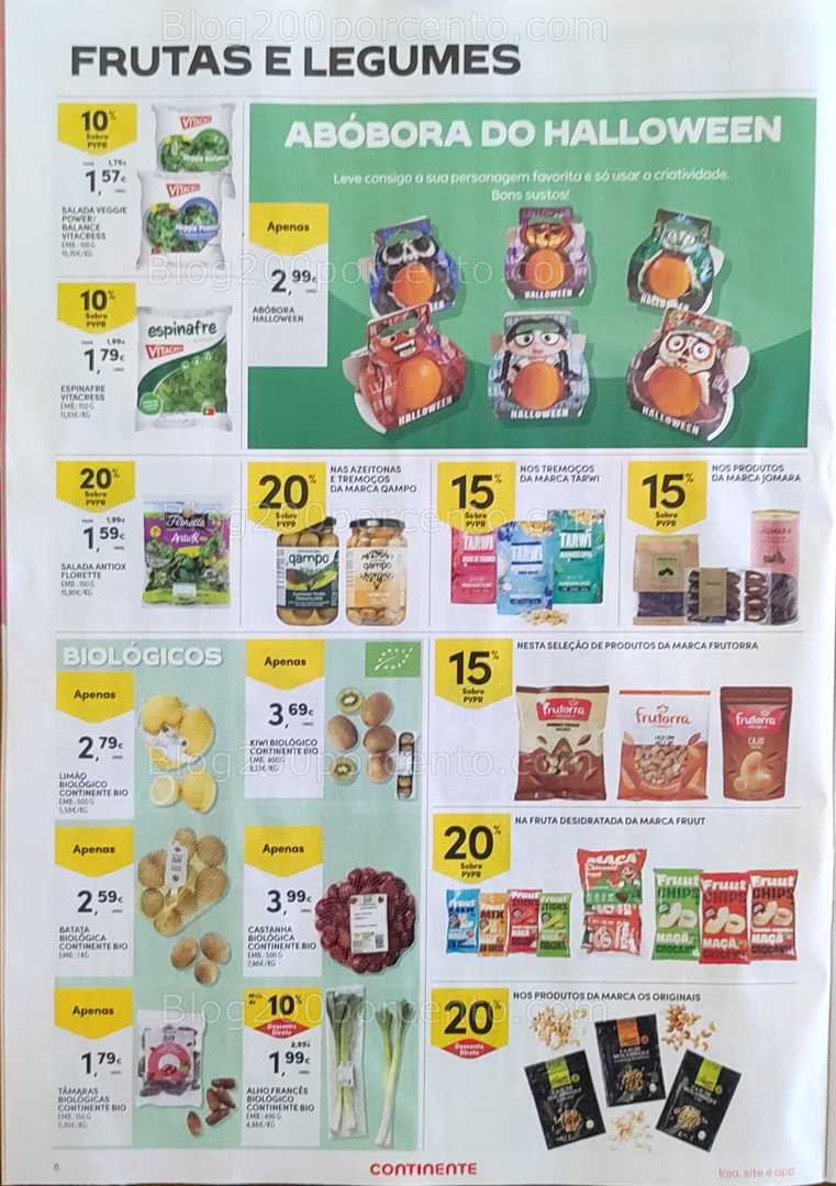 Antevisão Folheto CONTINENTE Promoções de 28 outubro a 3 novembro