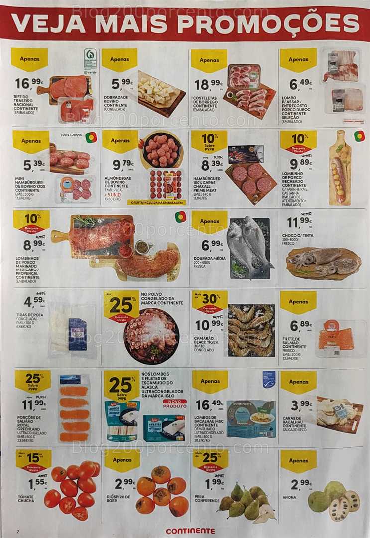 Antevisão Folheto CONTINENTE Promoções Fim de Semana - 24 a 27 outubro