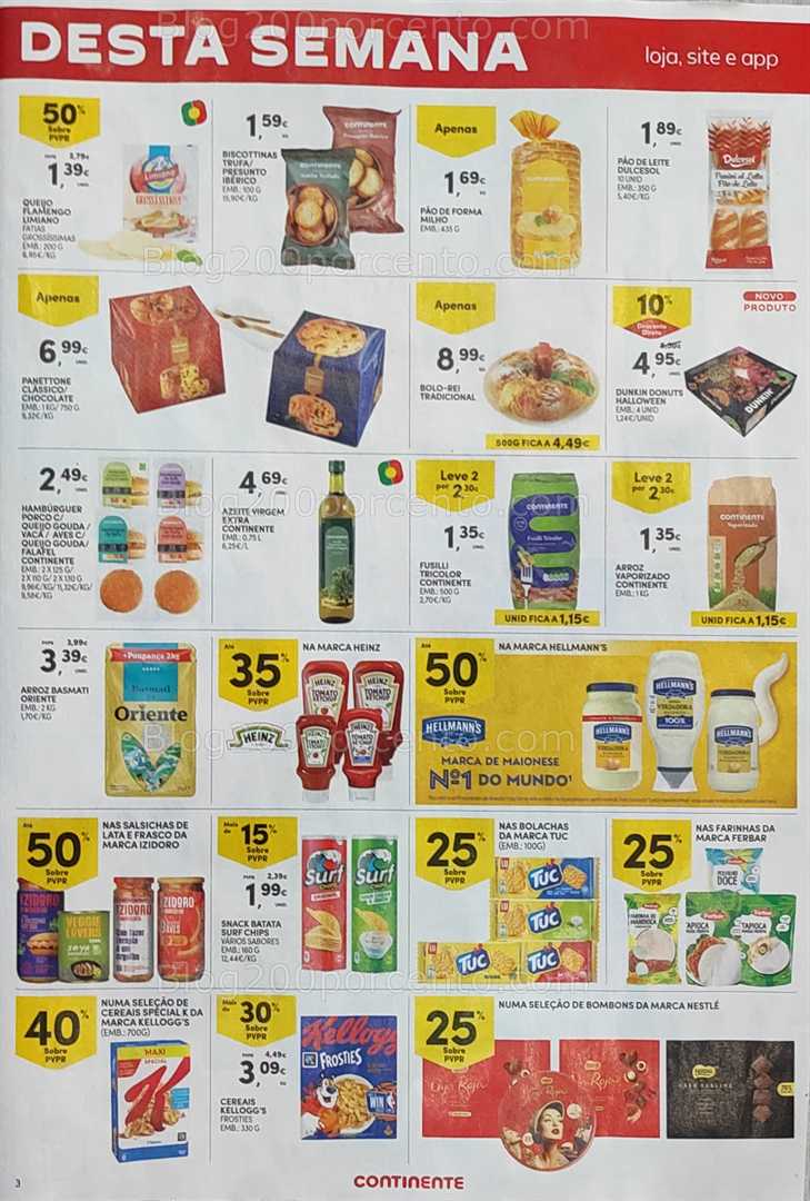 Antevisão Folheto CONTINENTE Promoções Fim de Semana - 10 a 13 outubro