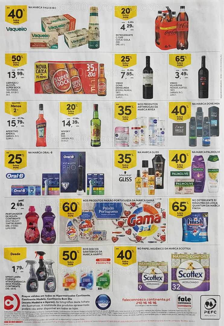 Antevisão Folheto CONTINENTE Promoções Fim de Semana - 17 a 20 outubro
