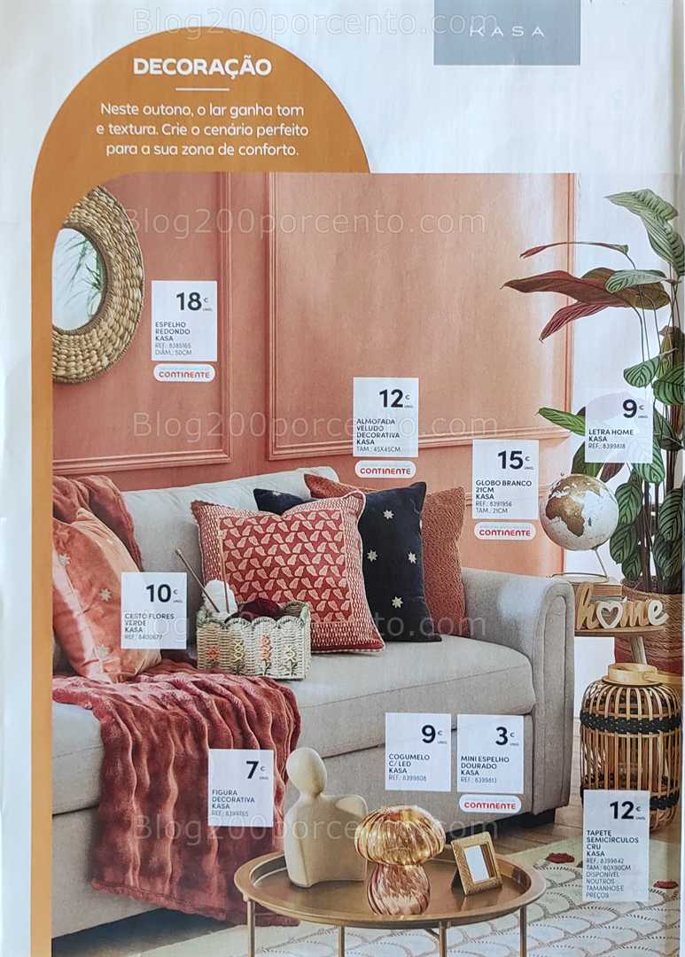 Antevisão Folheto CONTINENTE Casa Outono Promoções de 14 outubro a 2 novembro