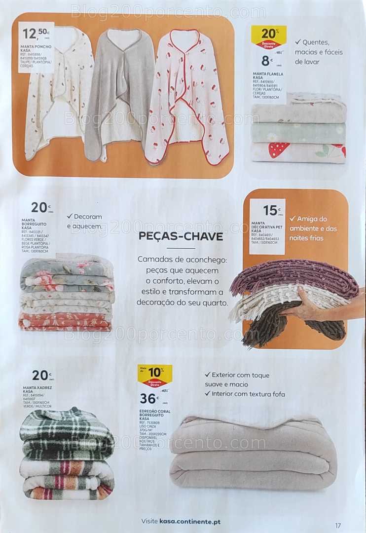Antevisão Folheto CONTINENTE Casa Outono Promoções de 14 outubro a 2 novembro