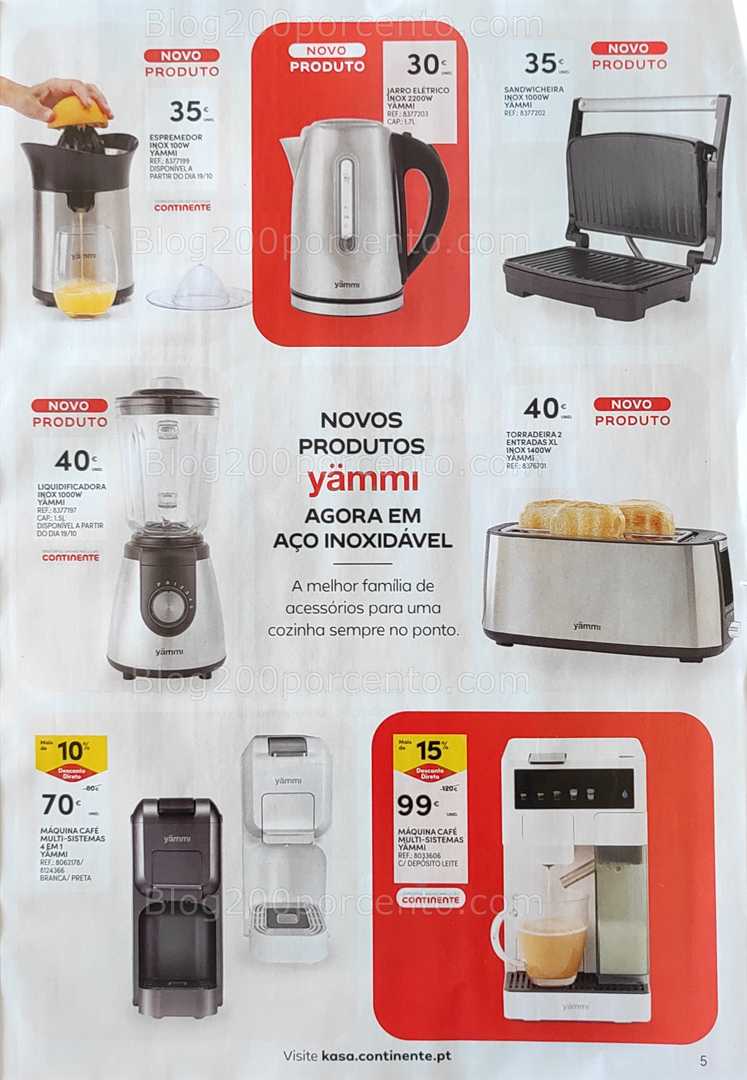 Antevisão Folheto CONTINENTE Casa Outono Promoções de 14 outubro a 2 novembro