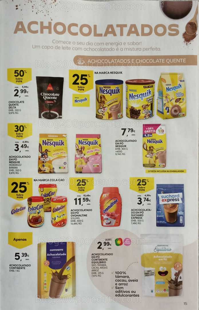 Antevisão Folheto CONTINENTE Especial Bebidas Quentes Promoções de 14 a 26 outubro