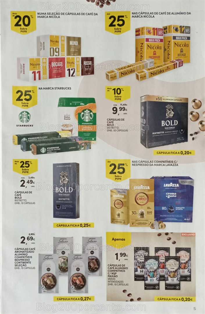Antevisão Folheto CONTINENTE Especial Bebidas Quentes Promoções de 14 a 26 outubro
