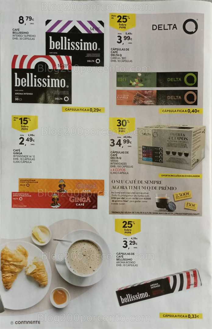 Antevisão Folheto CONTINENTE Especial Bebidas Quentes Promoções de 14 a 26 outubro
