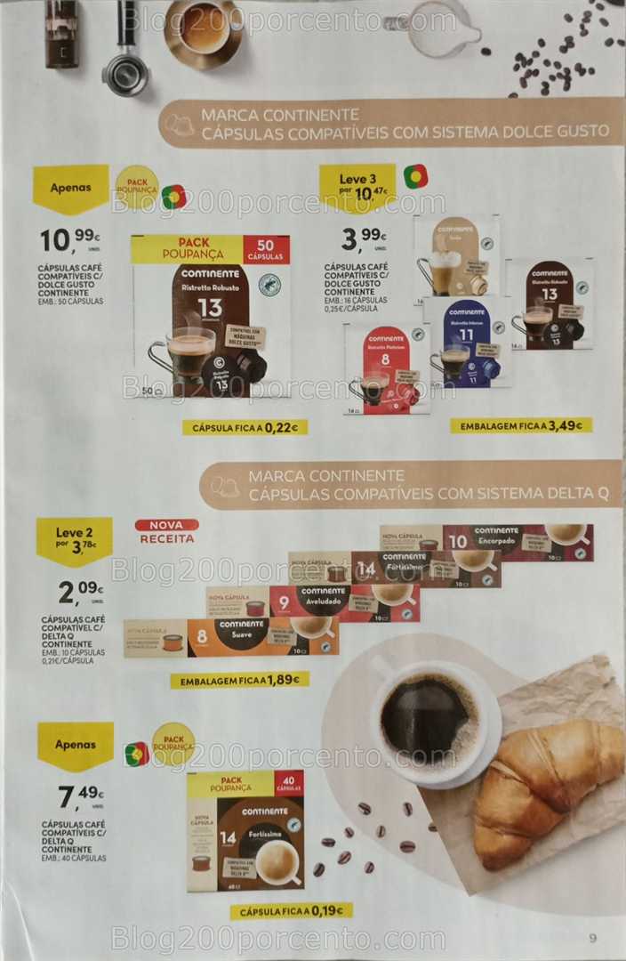 Antevisão Folheto CONTINENTE Especial Bebidas Quentes Promoções de 14 a 26 outubro