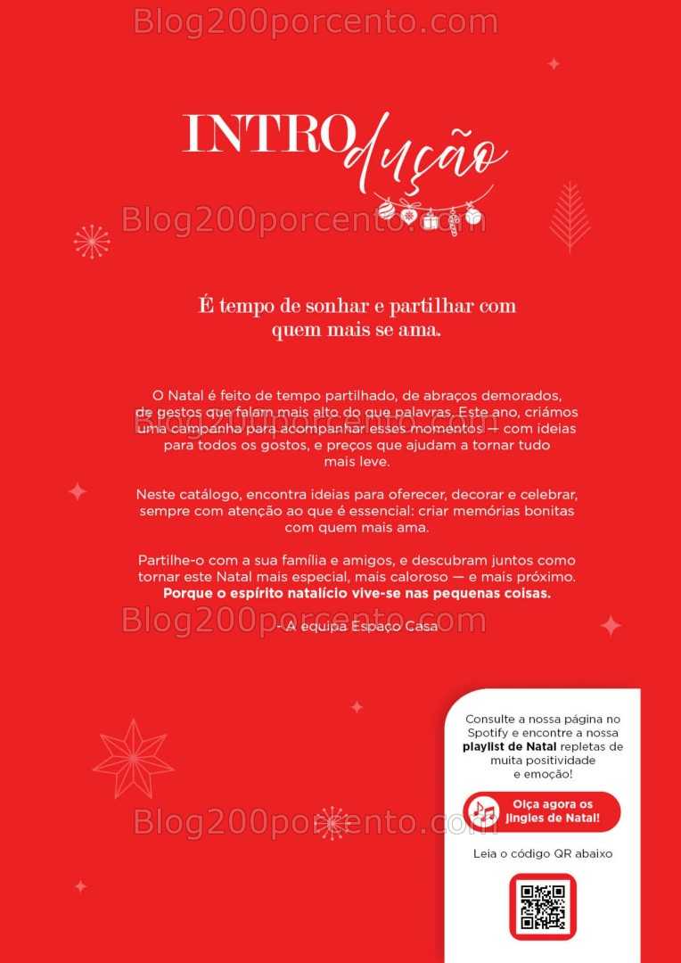 Antevisão Folheto ESPAÇO CASA Natal Promoções até 31 dezembro