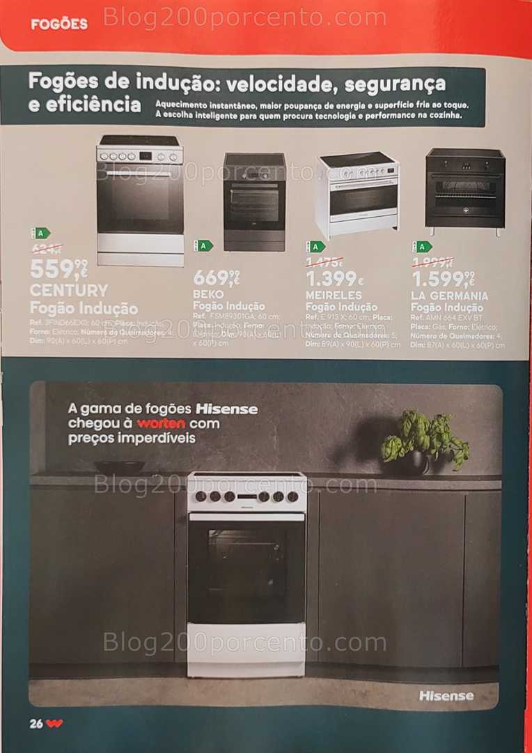 Antevisão Folheto WORTEN Especial Cozinha Promoções até 22 outubro