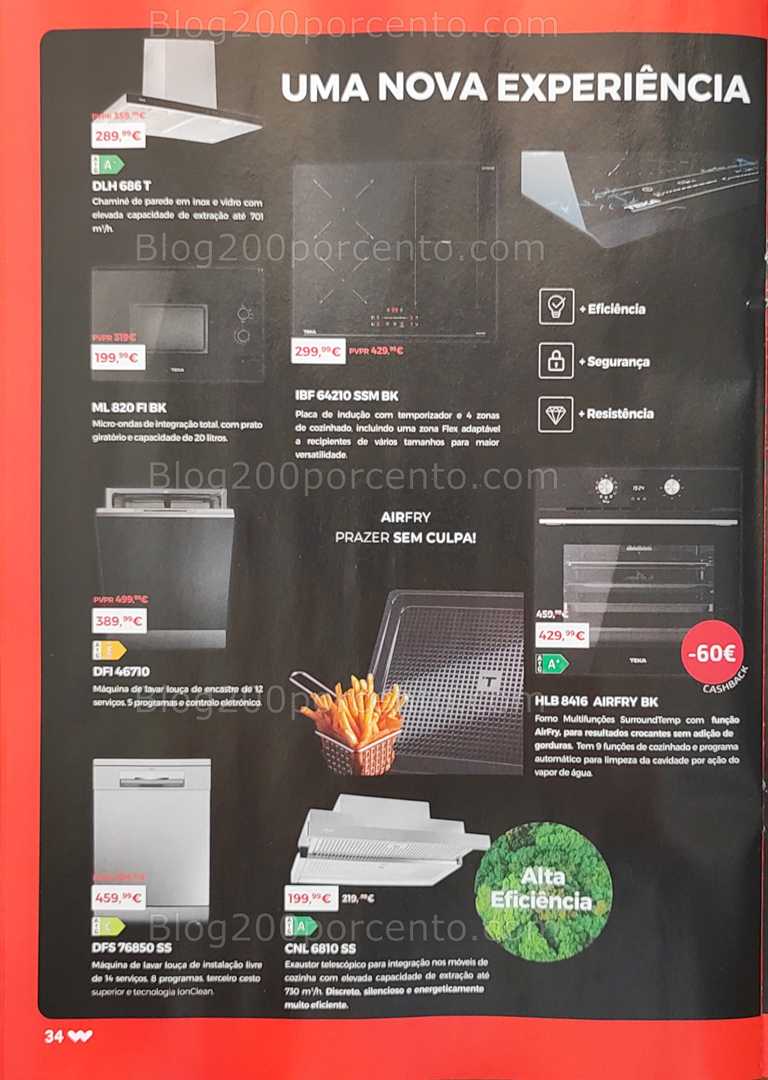 Antevisão Folheto WORTEN Especial Cozinha Promoções até 22 outubro