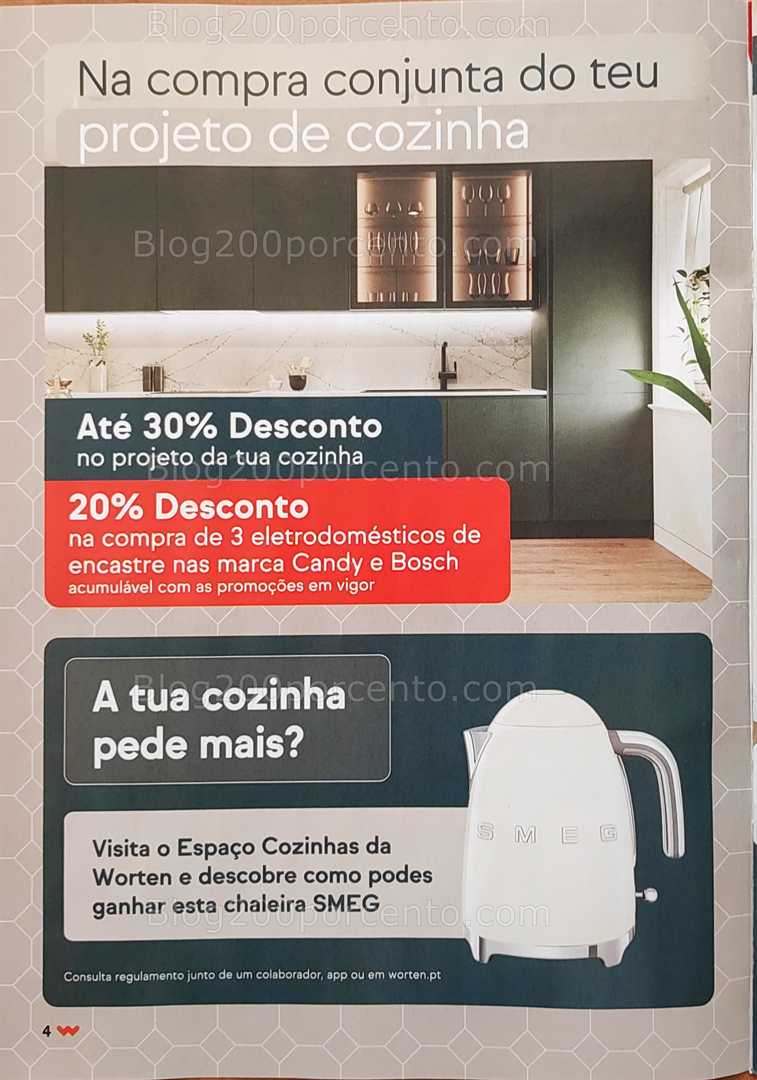 Antevisão Folheto WORTEN Especial Cozinha Promoções até 22 outubro