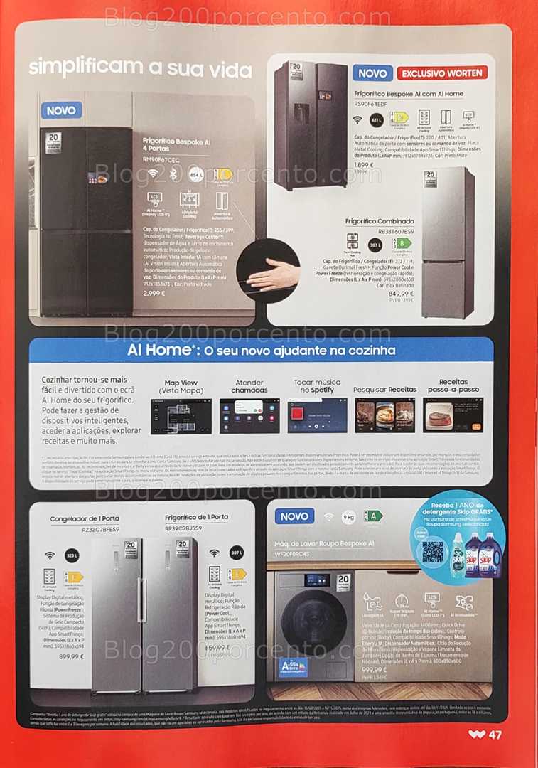 Antevisão Folheto WORTEN Especial Cozinha Promoções até 22 outubro