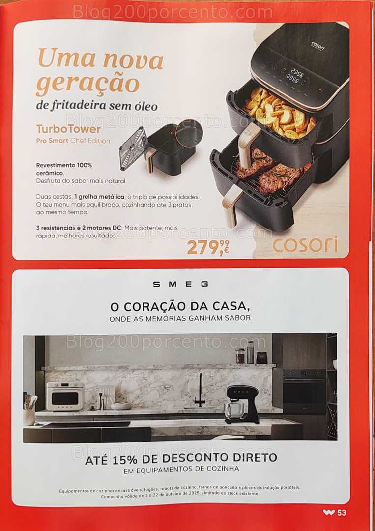Antevisão Folheto WORTEN Especial Cozinha Promoções até 22 outubro