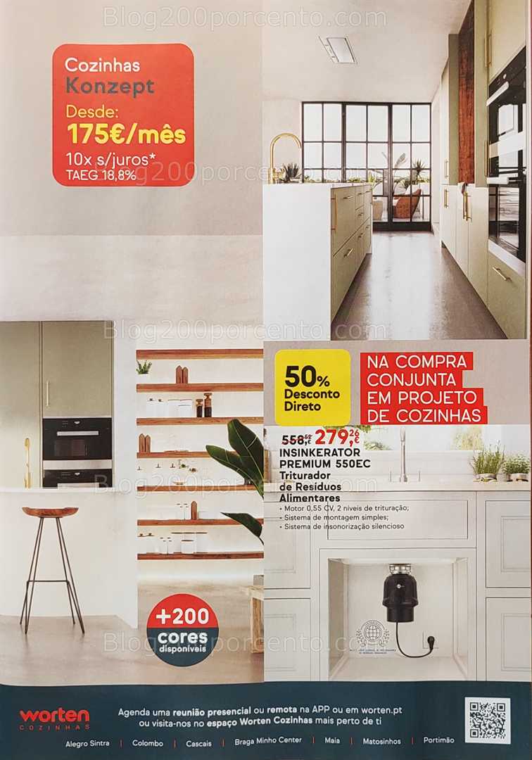 Antevisão Folheto WORTEN Especial Cozinha Promoções até 22 outubro