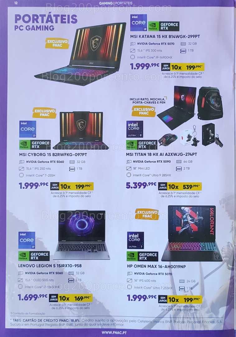 Antevisão Folheto FNAC Gaming Promoções até 23 outubro