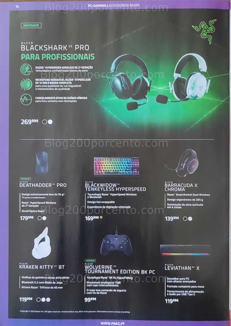Antevisão Folheto FNAC Gaming Promoções até 23 outubro