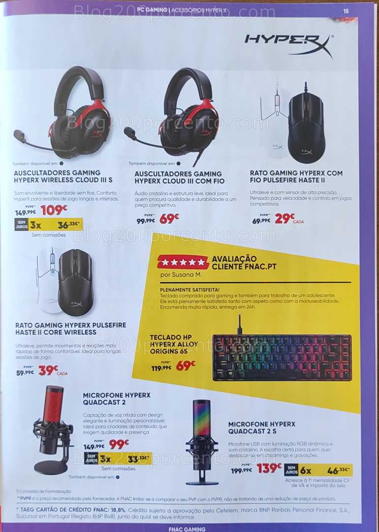 Antevisão Folheto FNAC Gaming Promoções até 23 outubro