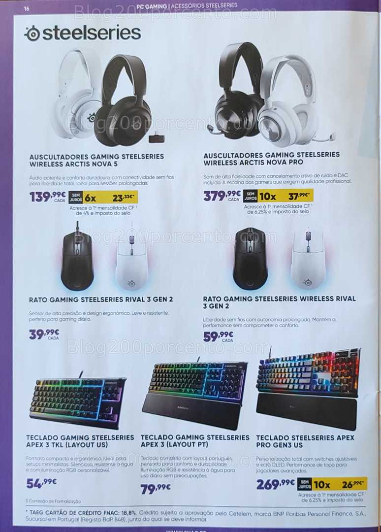 Antevisão Folheto FNAC Gaming Promoções até 23 outubro