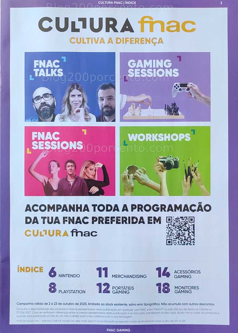 Antevisão Folheto FNAC Gaming Promoções até 23 outubro