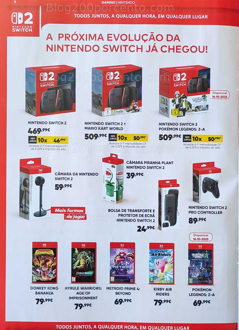 Antevisão Folheto FNAC Gaming Promoções até 23 outubro