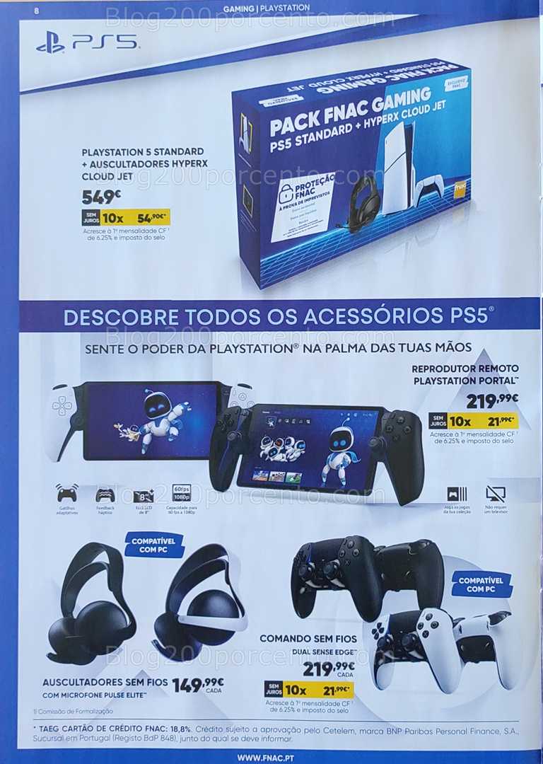 Antevisão Folheto FNAC Gaming Promoções até 23 outubro