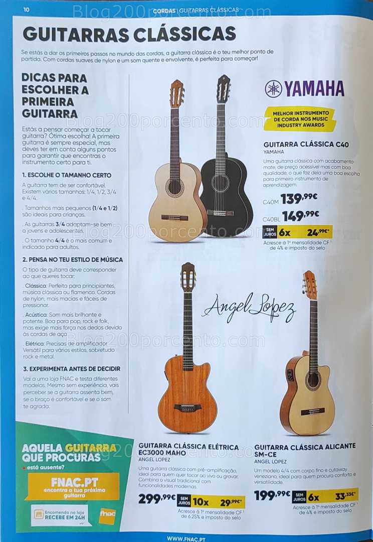 Antevisão Folheto FNAC Especial Instrumentos Musicais Promoções até 31 dezembro
