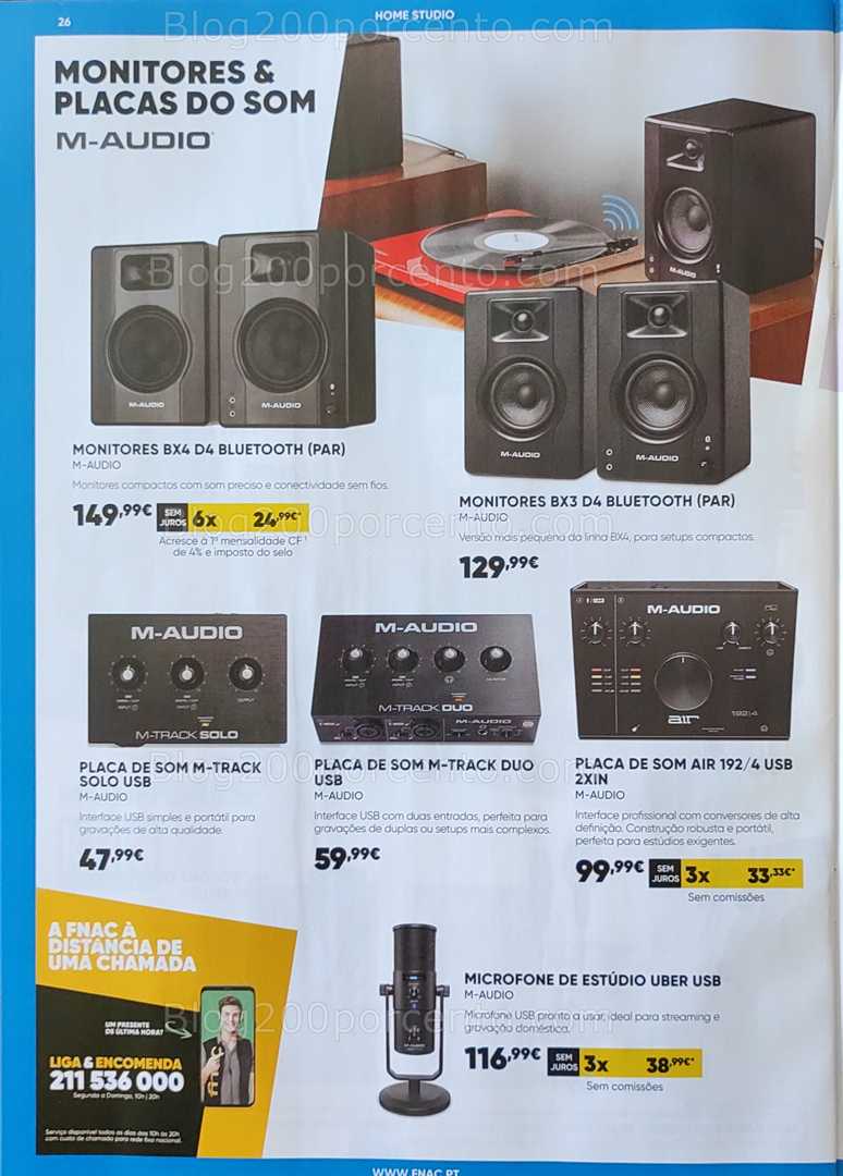 Antevisão Folheto FNAC Especial Instrumentos Musicais Promoções até 31 dezembro
