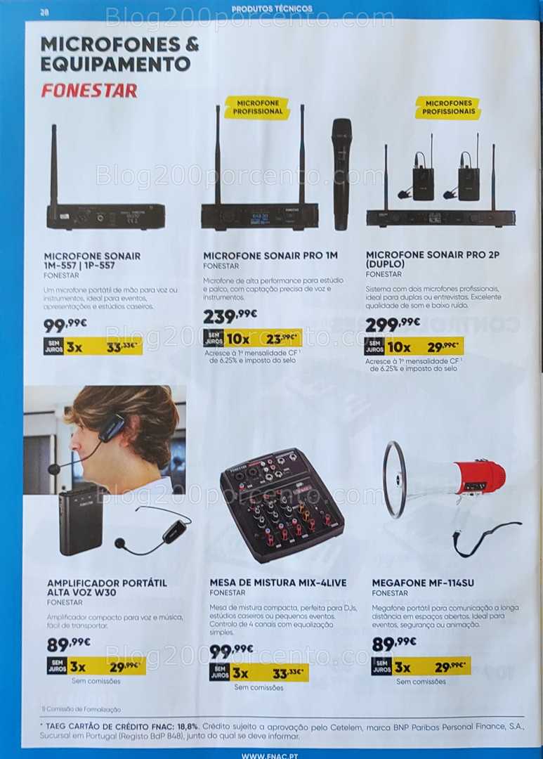 Antevisão Folheto FNAC Especial Instrumentos Musicais Promoções até 31 dezembro