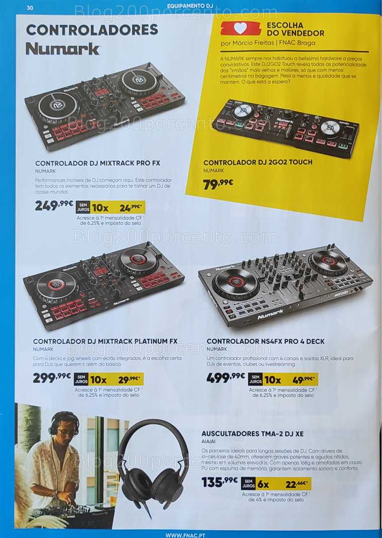 Antevisão Folheto FNAC Especial Instrumentos Musicais Promoções até 31 dezembro