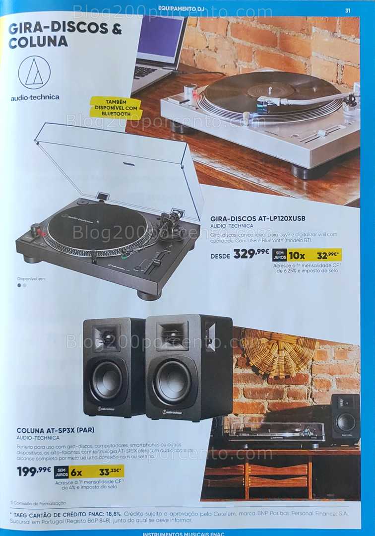 Antevisão Folheto FNAC Especial Instrumentos Musicais Promoções até 31 dezembro