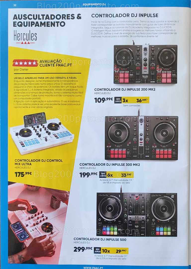 Antevisão Folheto FNAC Especial Instrumentos Musicais Promoções até 31 dezembro