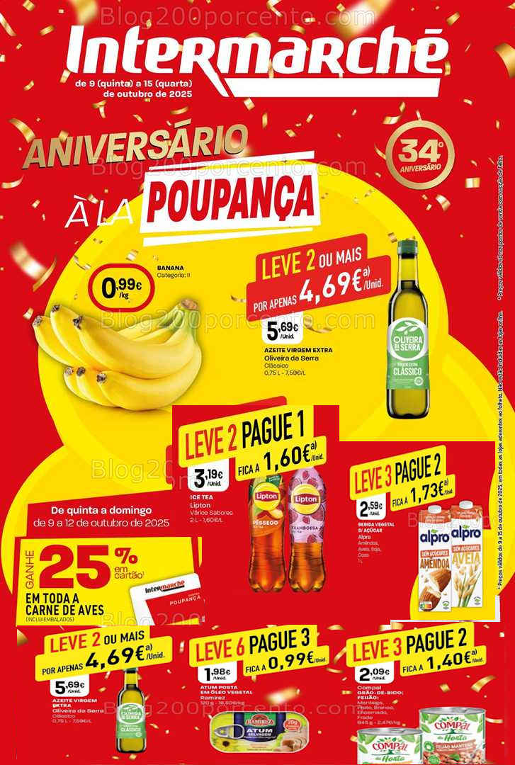 Antevisão Folheto INTERMARCHÉ Contact Promoções de 9 a 15 outubro
