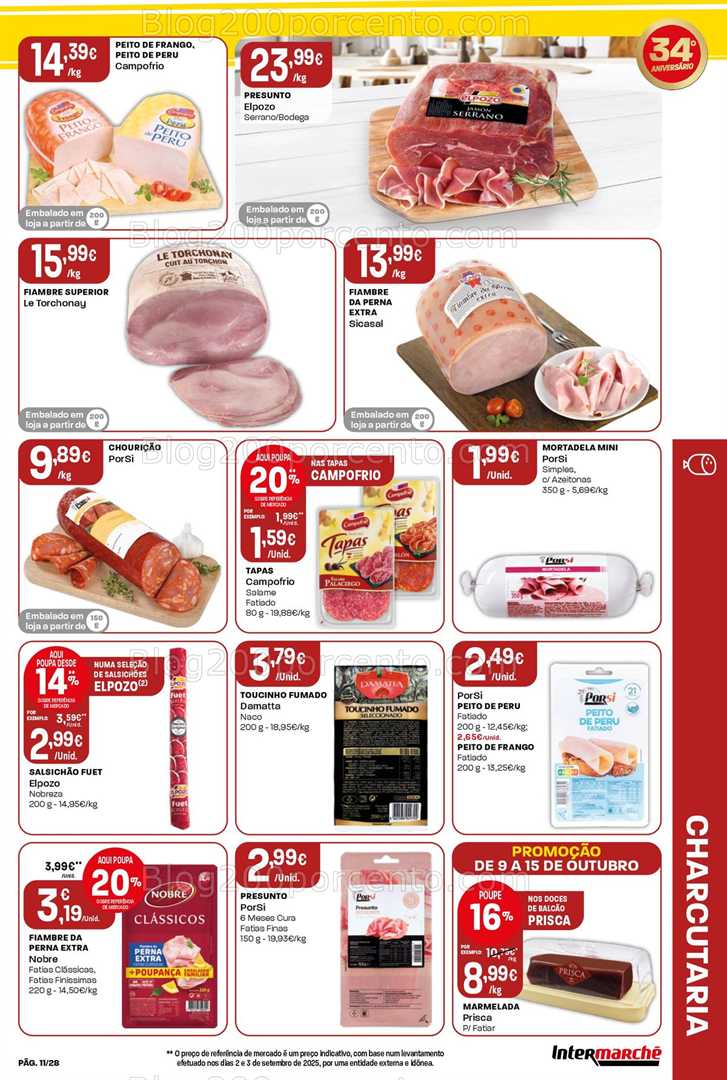 Antevisão Folheto INTERMARCHÉ Contact Promoções de 9 a 15 outubro