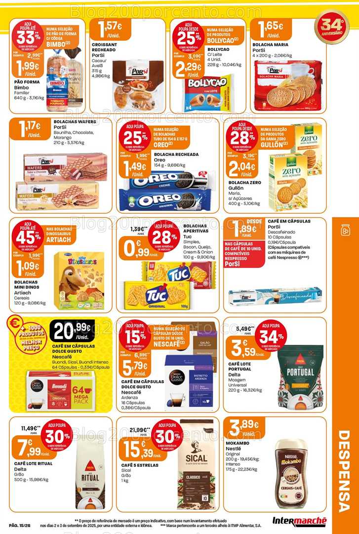 Antevisão Folheto INTERMARCHÉ Contact Promoções de 9 a 15 outubro