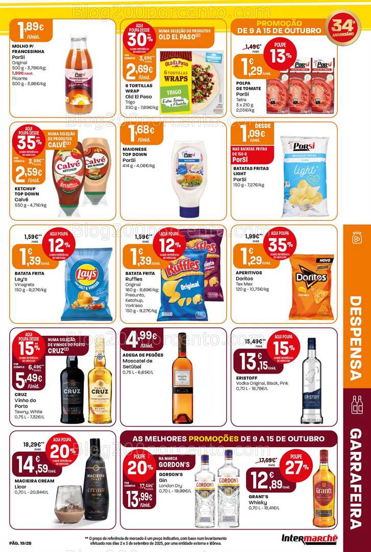 Antevisão Folheto INTERMARCHÉ Contact Promoções de 9 a 15 outubro