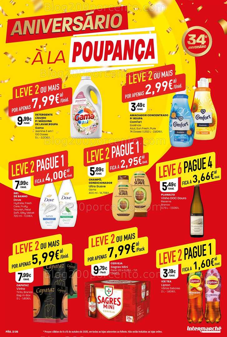 Antevisão Folheto INTERMARCHÉ Contact Promoções de 9 a 15 outubro