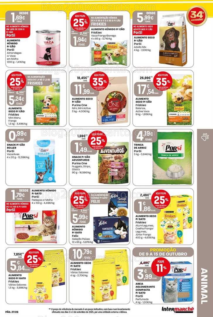 Antevisão Folheto INTERMARCHÉ Contact Promoções de 9 a 15 outubro