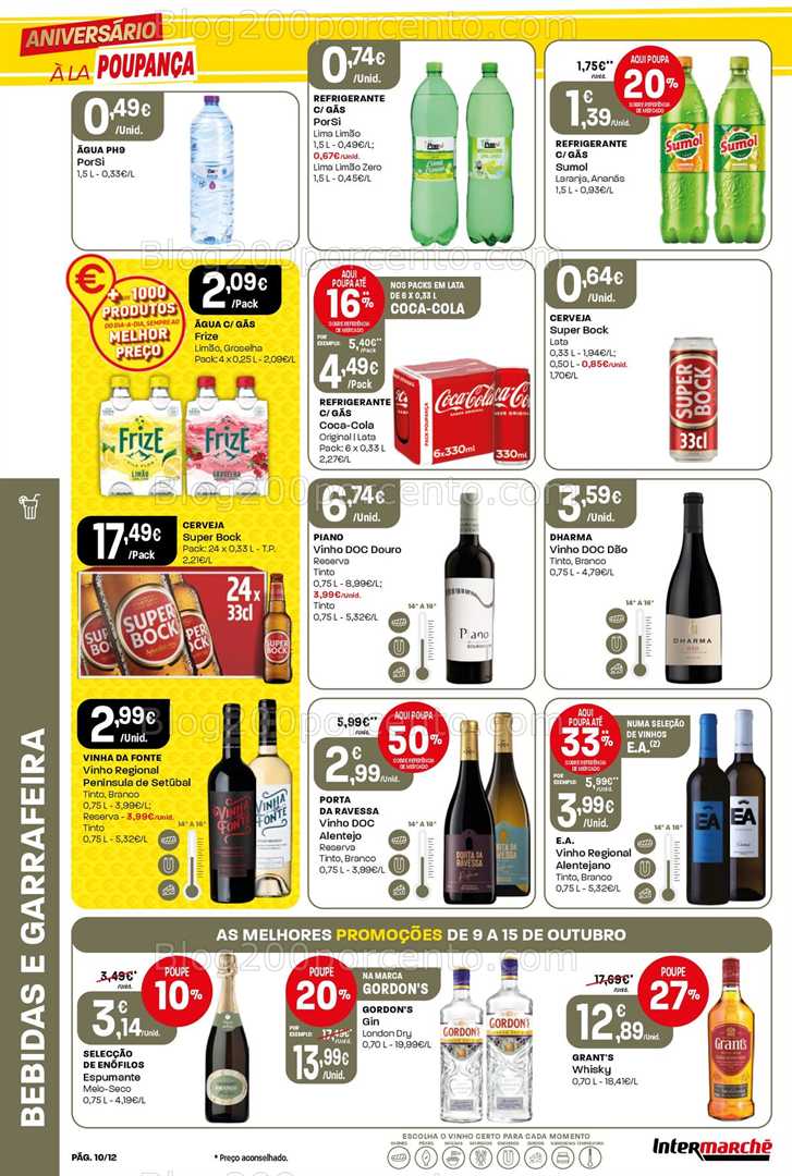 Antevisão Folheto INTERMARCHÉ Mini Promoções de 9 a 15 outubro