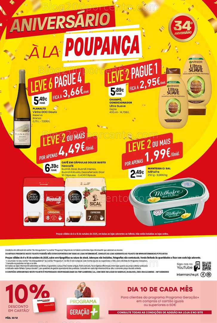 Antevisão Folheto INTERMARCHÉ Mini Promoções de 9 a 15 outubro