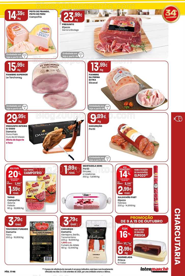 Antevisão Folheto INTERMARCHÉ Super Promoções de 9 a 15 outubro