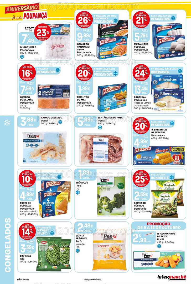 Antevisão Folheto INTERMARCHÉ Super Promoções de 9 a 15 outubro