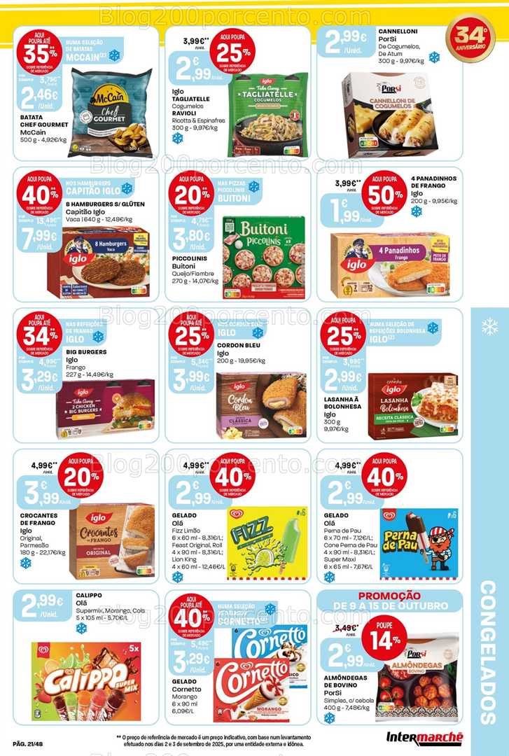 Antevisão Folheto INTERMARCHÉ Super Promoções de 9 a 15 outubro