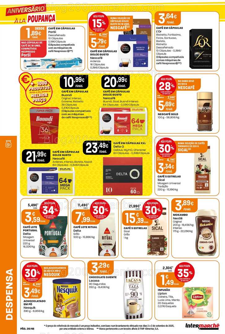 Antevisão Folheto INTERMARCHÉ Super Promoções de 9 a 15 outubro