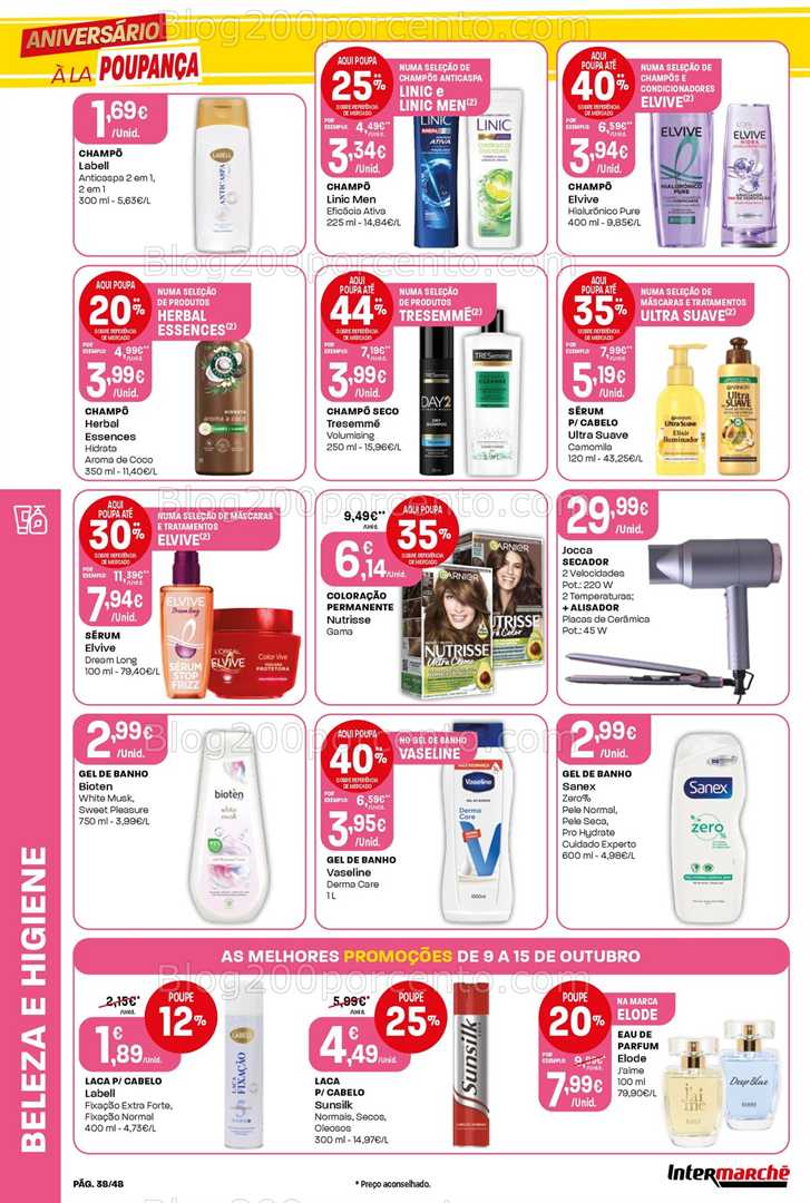 Antevisão Folheto INTERMARCHÉ Super Promoções de 9 a 15 outubro