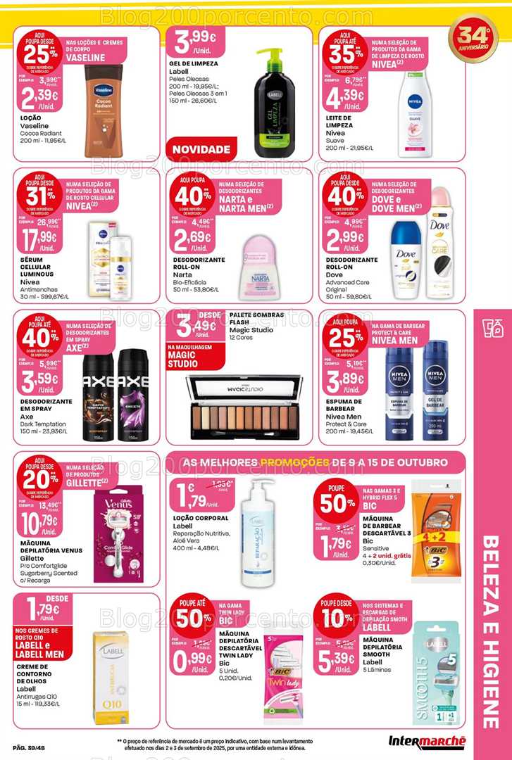 Antevisão Folheto INTERMARCHÉ Super Promoções de 9 a 15 outubro